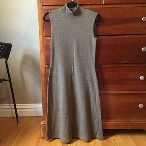 RALPH LAUREN | Brown Turtleneck Dress